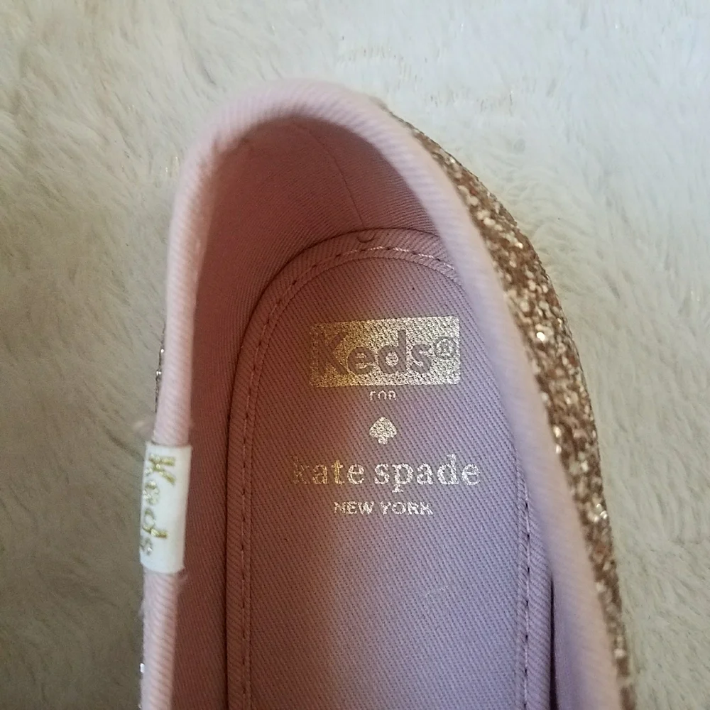 Keds x Kate Spade New York Glitter Lace-Up Sneakers